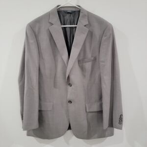 Pronto Uomo Plantinum Mens Blazer Size 46 Regular Wool‎ Micro Plaid
